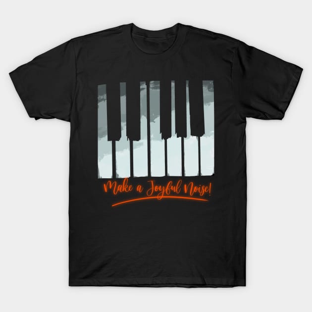 Make a Joyful Noise Piano Keys T-Shirt by Mi Bonita Designs